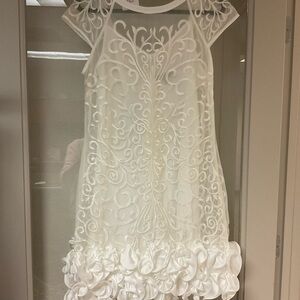 GUESS WHITE DRESS SIZE 10